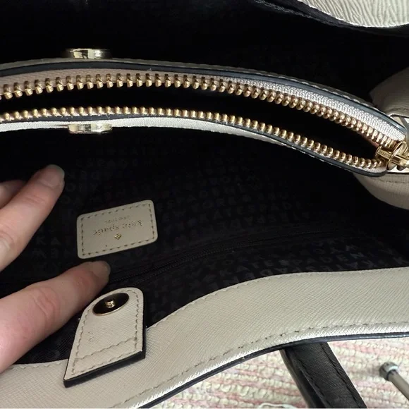 Kate Spade Laurel Black and White Handbag - Picture 9 of 14